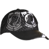 10190 - POW MIA Cap Logo Shadow - Waffle Mesh - Black