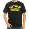 S25 - Classic Military T-Shirts - Vietnam Veteran - Black