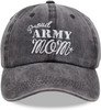Proud U.S. Army Mom Cap - Washed Black