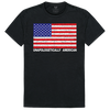 Relaxed Graphic T-Shirt Unapologetically American Black