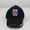 6448 - 10th Mountain Division Cap Cotton - Black