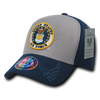 U.S. Air Force Flex Cap With U.S. Air Force Emblem - Grey/Navy Blue