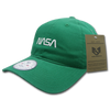 NASA Relaxed Cap With NASA "Worm" Insignia Logo - Kelly Green