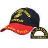 CP00323 - U.S. Marine Corps Veteran Cap - Black/Red