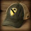 7.62 Design - U.S. Army 1st Cavalry Division Cap - Cotton/Soft Mesh - Washed Black