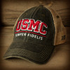 7.62 Design - USMC Simper Fidelis Cap - Cotton/Soft Mesh - Washed Black