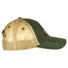 7.62 Design - Woodland Camo US Flag Cap - Cotton/Soft Mesh - Washed Olive Green