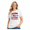 Bella+Canvas Patriotic T-Shirt Freedom 250 Years 1776-2026