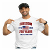Bella+Canvas Patriotic T-Shirt Freedom 250 Years 1776-2026