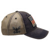7.62 Design - U.S. Navy Flag Cap - Cotton/Soft Mesh - Washed Black
