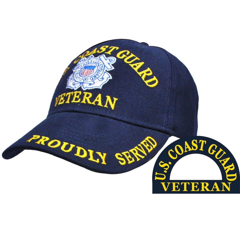 CP00211- U.S. Navy Veteran Cap - Proudly Served - Navy Blue ...