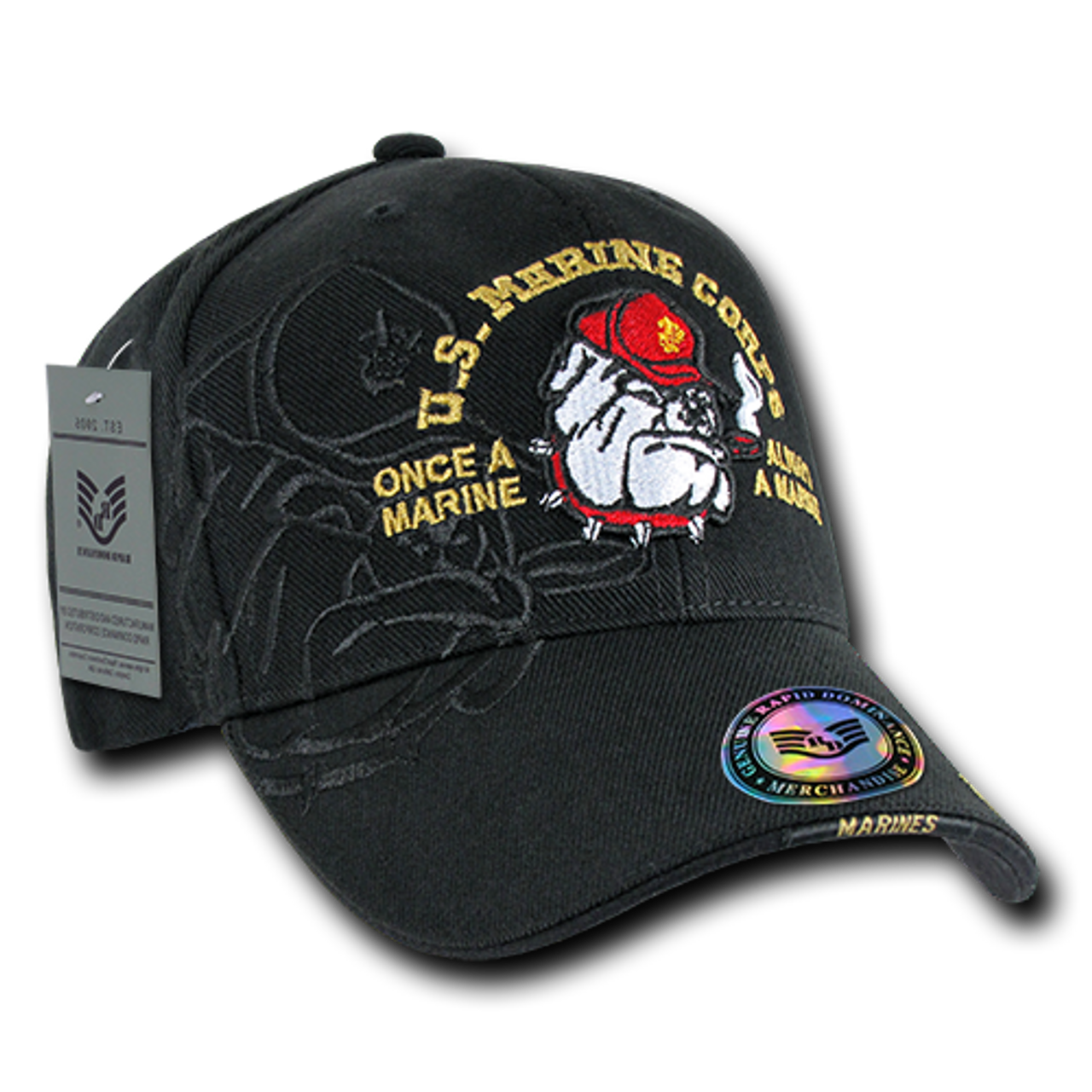 ☆WKNDRS☆ BULLDOG CAP BLACK WS2402CP04BK S007-