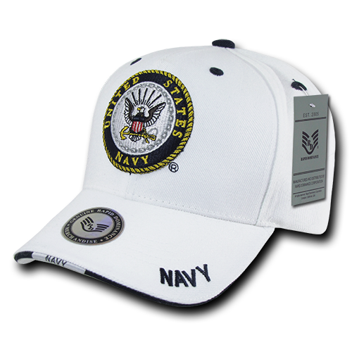 S22 Military Cap Navy White - Main Image