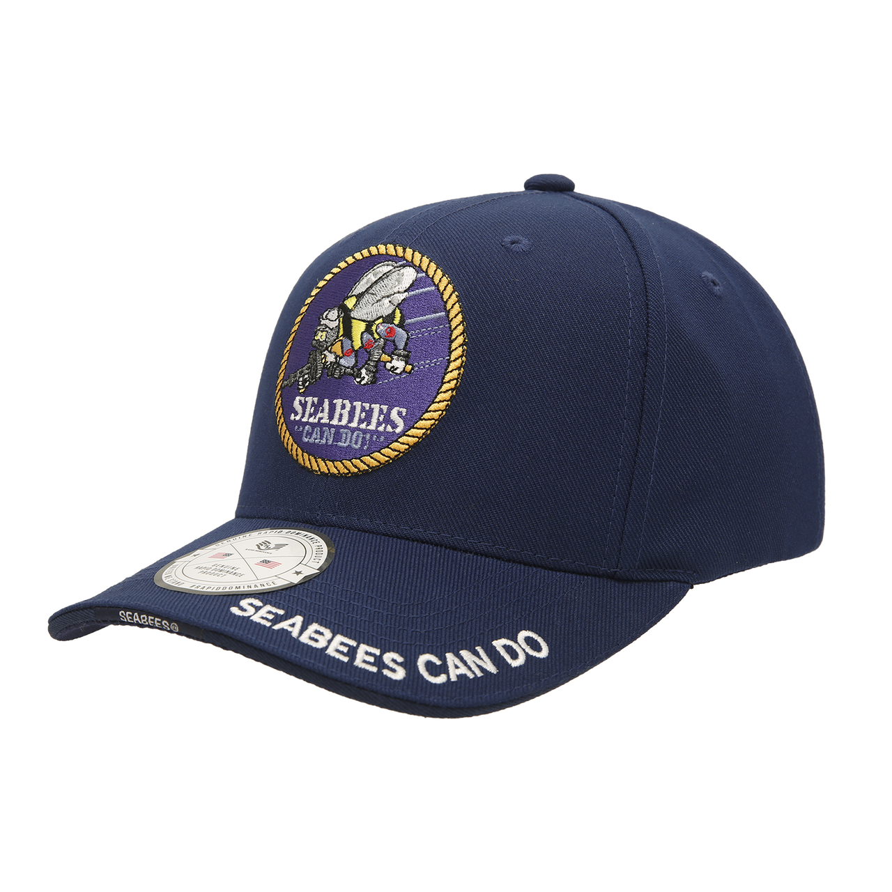 S001 - Navy Seabees Cap Can Do - USMilitaryHats.com