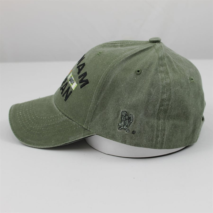Eagle Crest 5627 - Vietnam Veteran Cap - Cotton - OD Green
