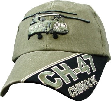2ARMY CH 47 CHINOOK HELICOPTER Military Cap - Officially Licensed