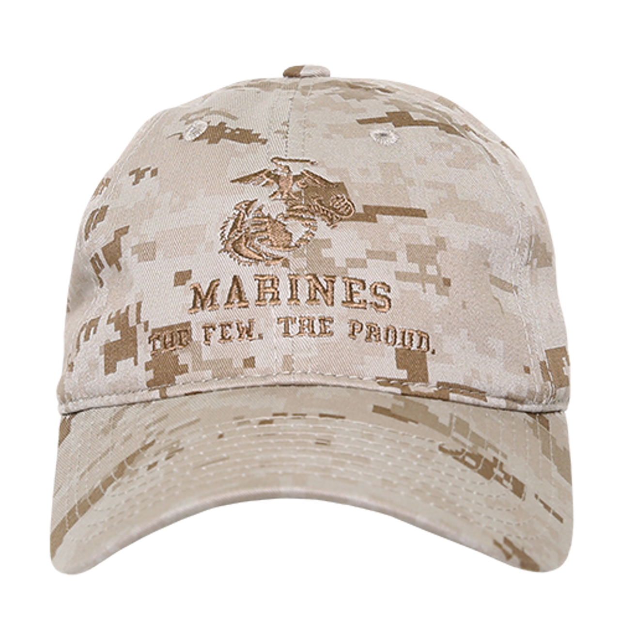 US MARINES MILITARY CAP UTILITY DESERT HAT CAMO SIZE 7 EAR FLAPS USA MADE  VGC 7X