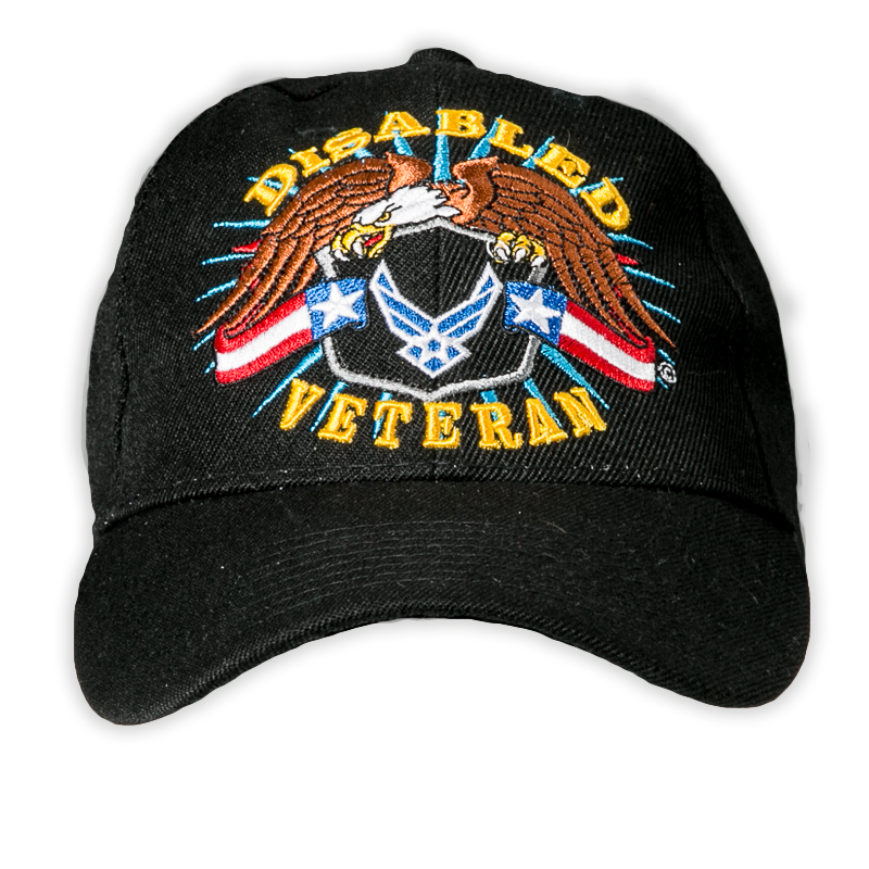 18608 Air Force Disabled Veteran Cap Black