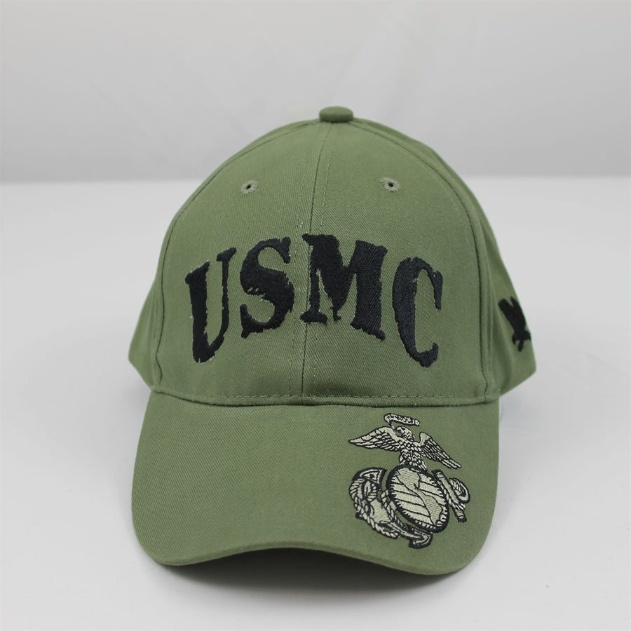 Eagle Crest 5579 - USMC Cap - Cotton - Olive