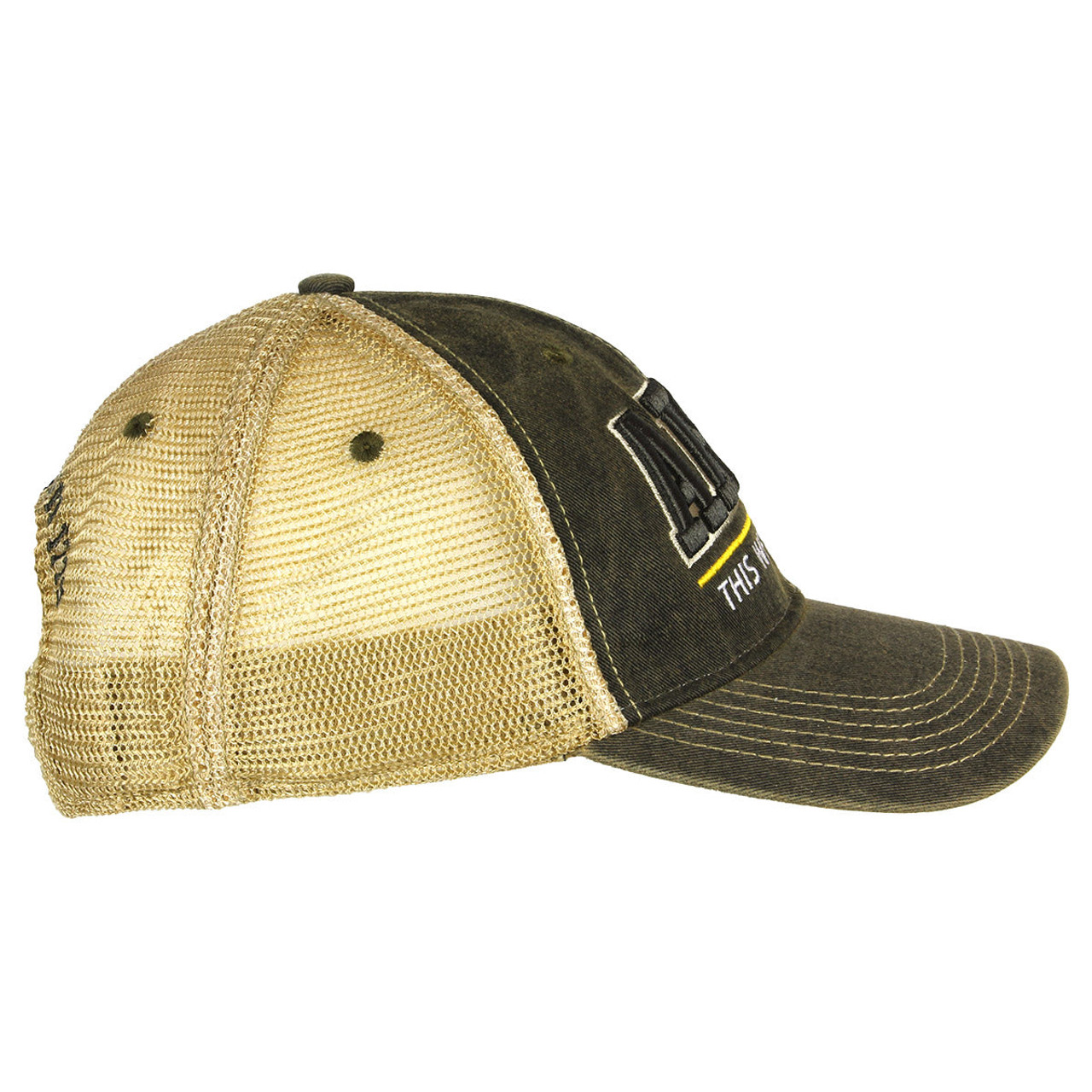 US Military Maines Hat Cap Adult Small Desert Camo Cotton Nylon Logo Mens