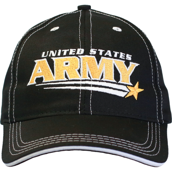 26177 - Made In USA Military Hat - U.S. Army - Shooting Star