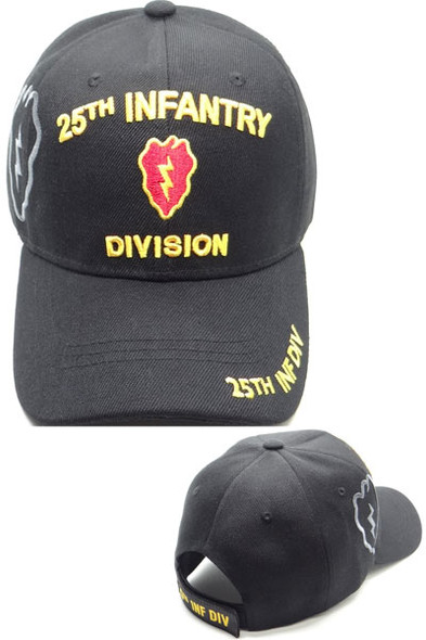 25th Infantry Division Shadow Cap - Black