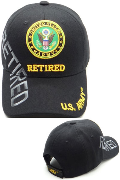 U.S. Army Retired Shadow Cap - Black