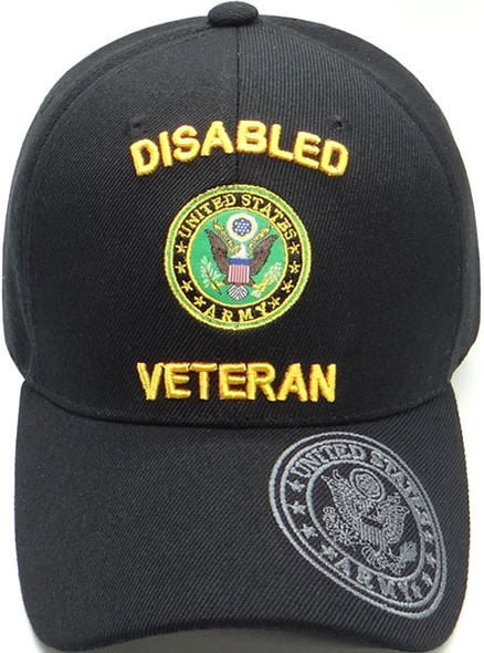 U.S. Army Disabled Veteran Cap - Black