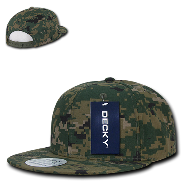 Digital Camo Snapback Cap - MCU/MCU/MCU