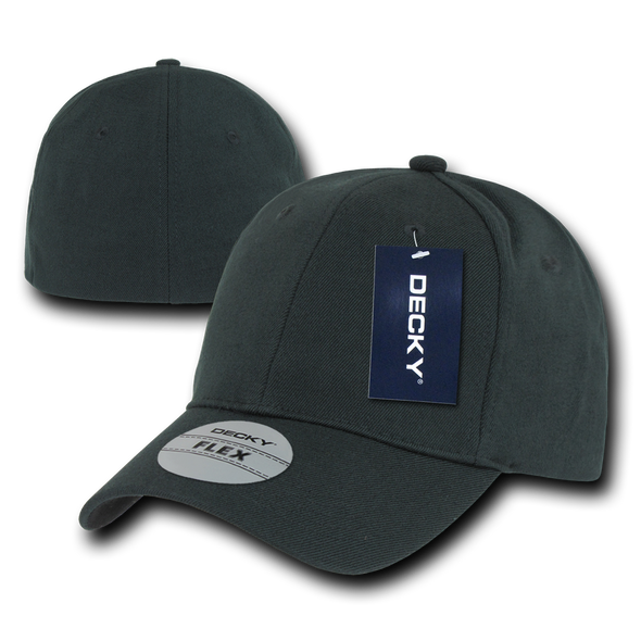 FitAll Flex Baseball Cap - Light Black
