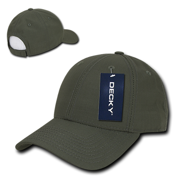 Low Crown Structured Ripstop Cap - Olive Drab