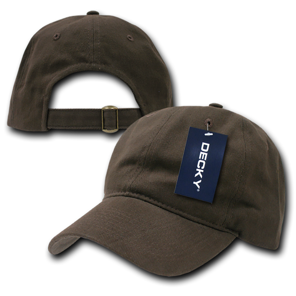 Relaxed Brushed Cotton Cap - Brown