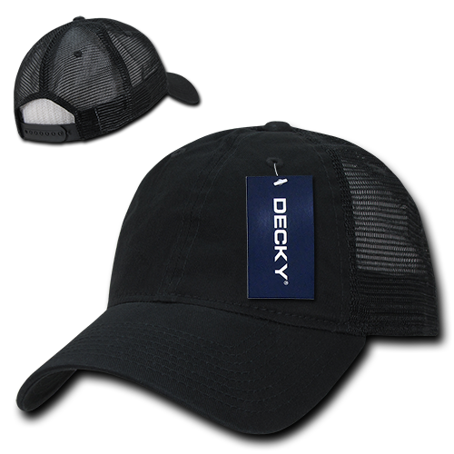 Relaxed Trucker Cap - Black