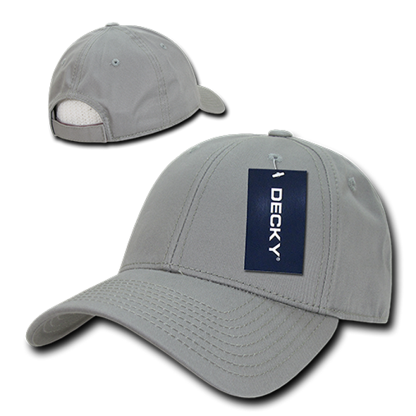 Structured Cotton Baseball Cap - Light Grey