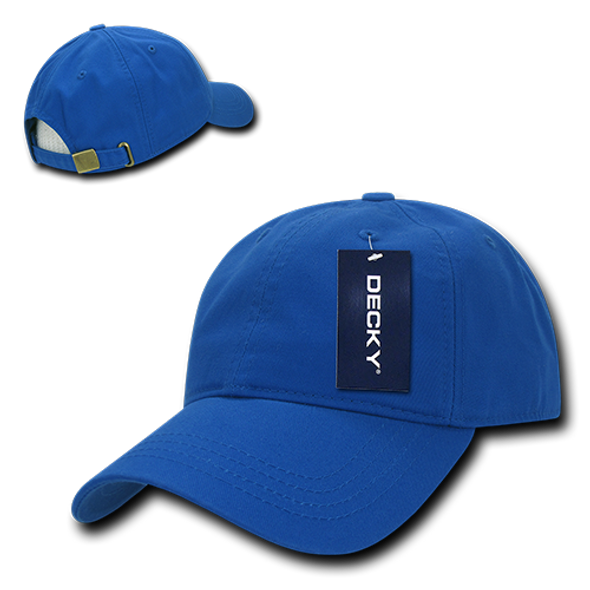 Two-Ply Washed Polo Cap - Royal Blue