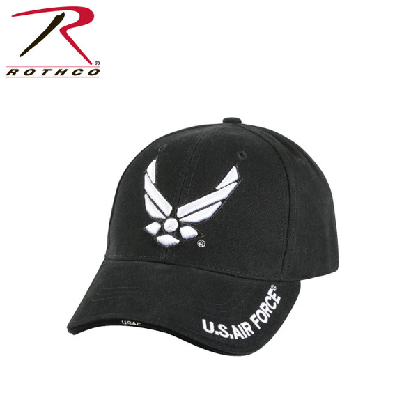 Rothco Deluxe U.S. Air Force Wing Low Profile Insignia Cap (Item #9384) Rothco Deluxe U.S. Air Force Wing Low Profile Insignia Cap (Item #9384)
