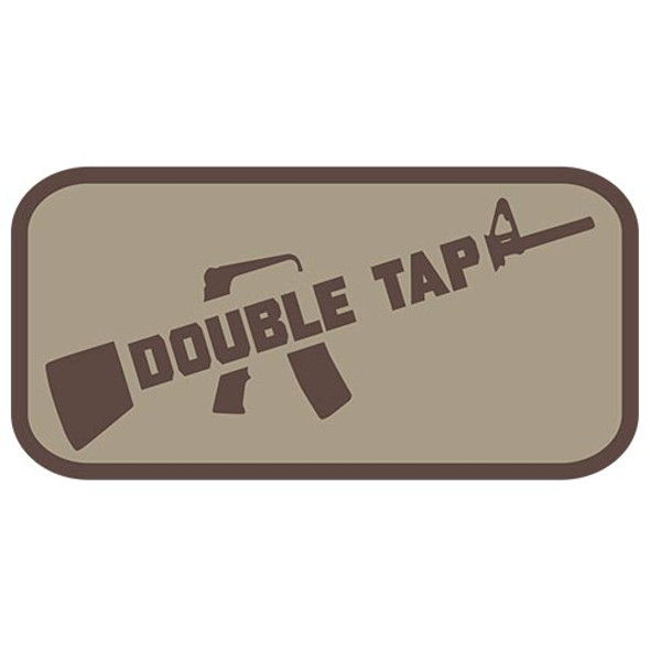 Double Tap - Morale Patch - Khaki/Brown