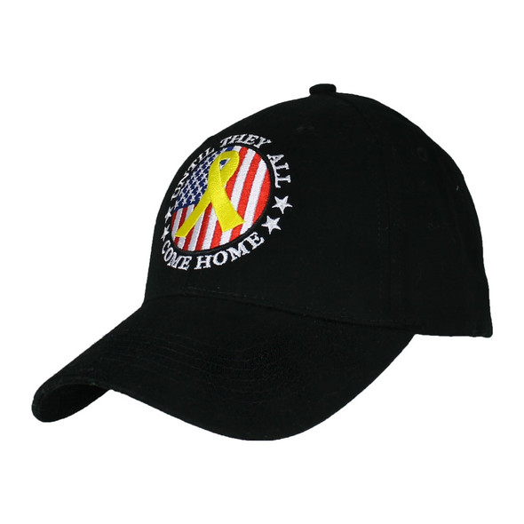 6715 - Until They All Come Home Support Cap Cotton - Black