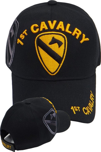 1st Cavalry Division Cap - Black