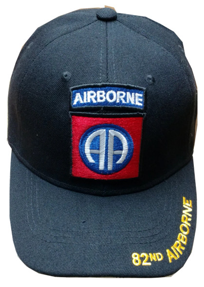82nd Airborne Division Cap Shadow - Black