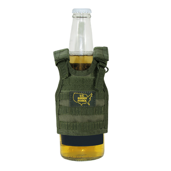 T99 - Tactical Mini Vest Beverage Carrier - U.S. Border Patrol - Olive
