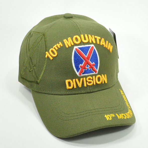10th Mountain Division Cap Shadow - Olive