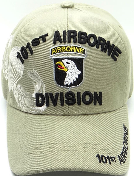 101st Airborne Division Cap Shadow - Khaki/Black