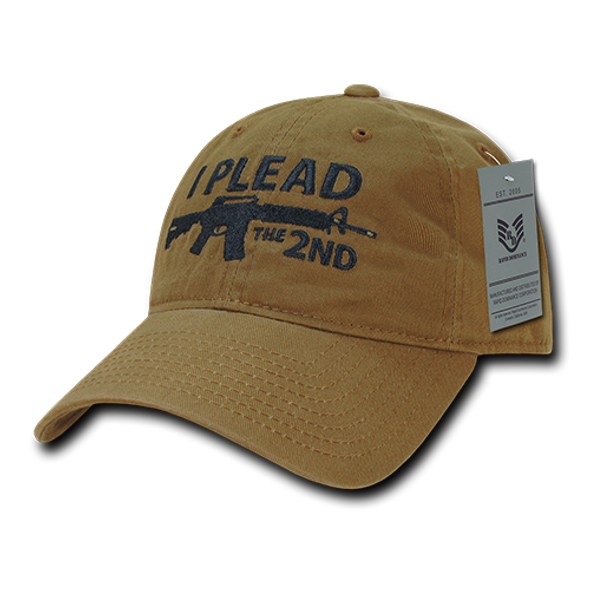 A03 - 2nd Amendment Cap - Relaxed Cotton - Coyote