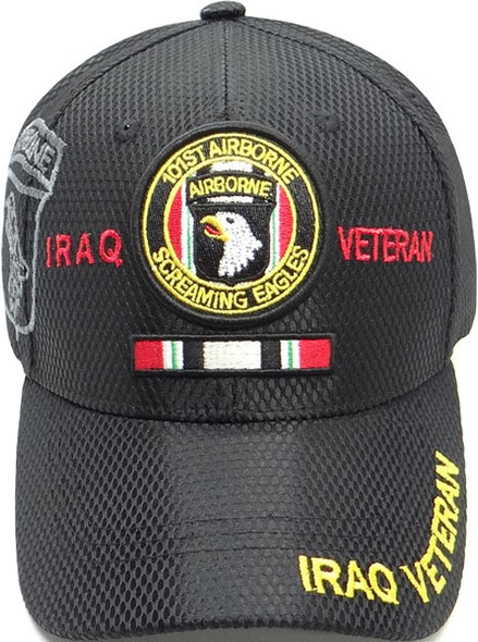 101st Airborne Division Iraq Veteran Cap Shadow - Mesh - Black