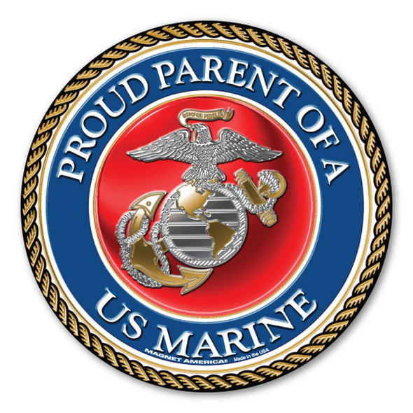 Proud Parent of a Marine Circle Magnet