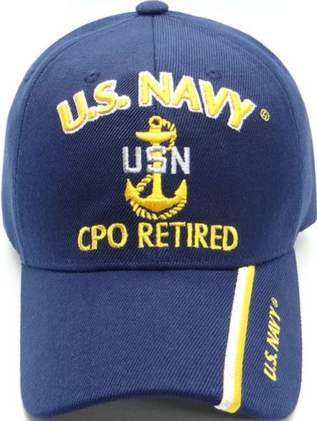 U.S. Navy CPO Retired Cap - Navy Blue