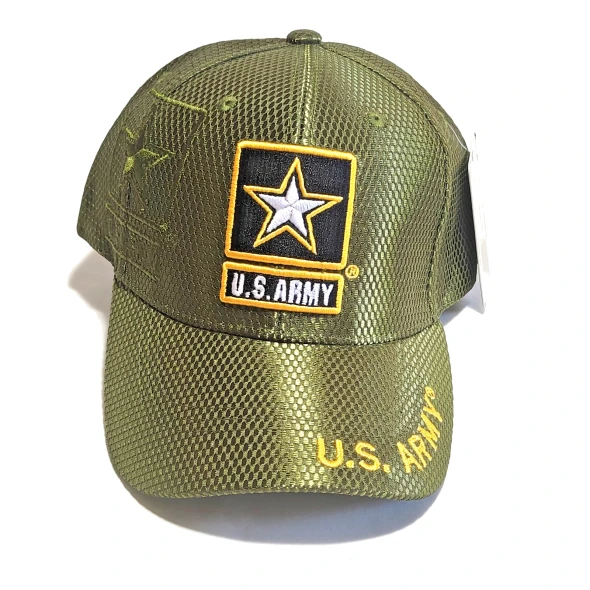 U.S. Army Cap - Star Logo - Mesh - Olive
