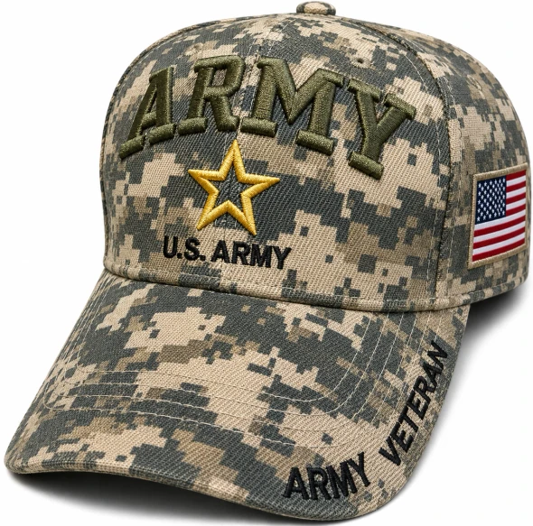 U.S. Army Veteran Cap - Digital Camo