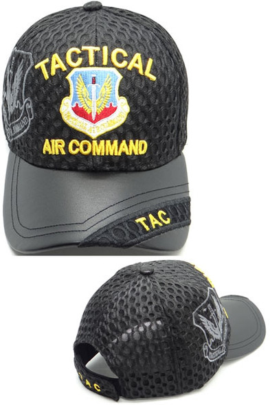 Tactical Air Command Cap - Waffle Mesh - Black